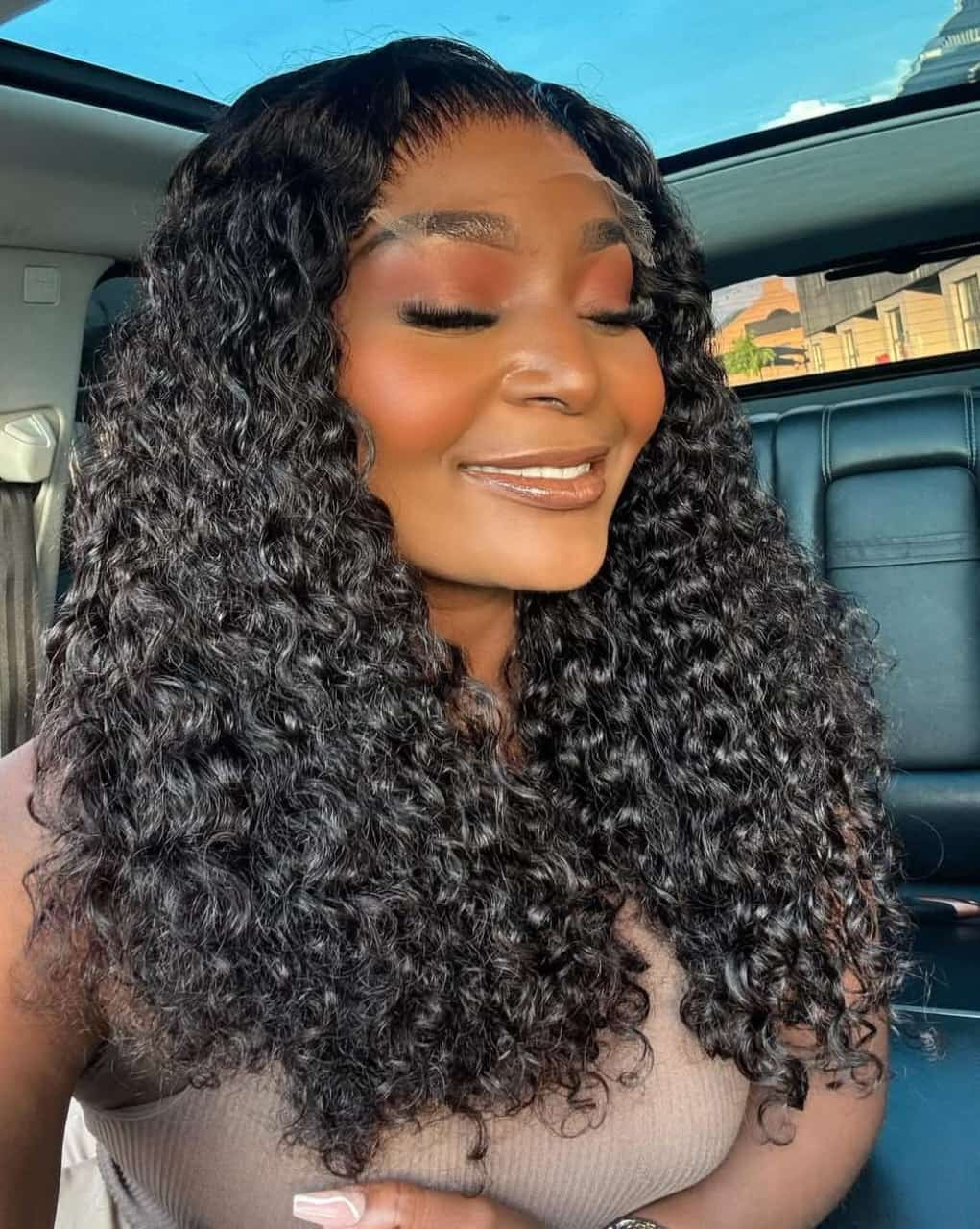 5x5 Double Drawn Brazilian Curls 20 Inch