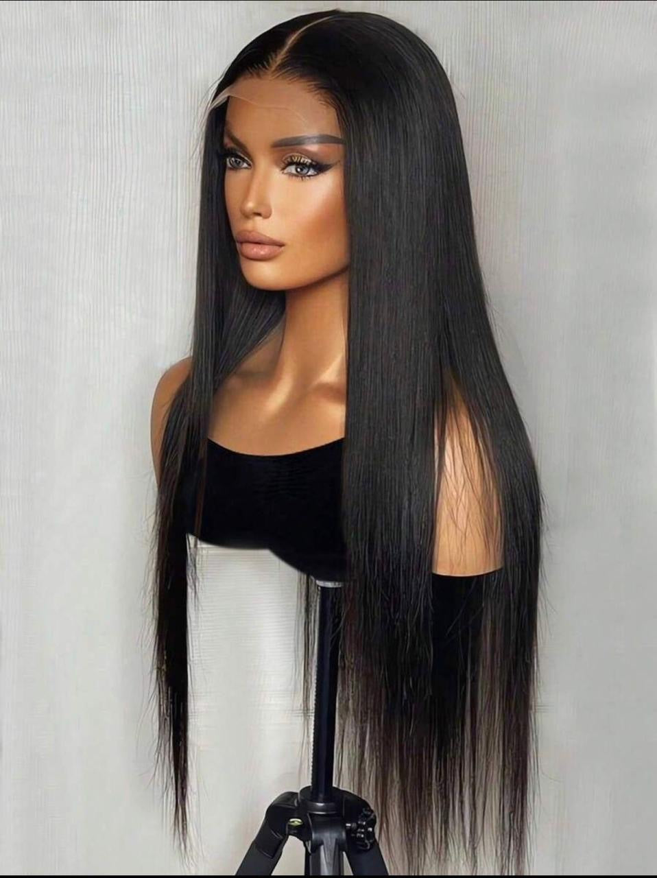 Semi Blended Human Hair 4x4 Lace Closure Wig – Glueless Unit | 22 Inches