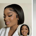 8 inch SDD Bob Full Frontal 13x4 Brazilian Wig