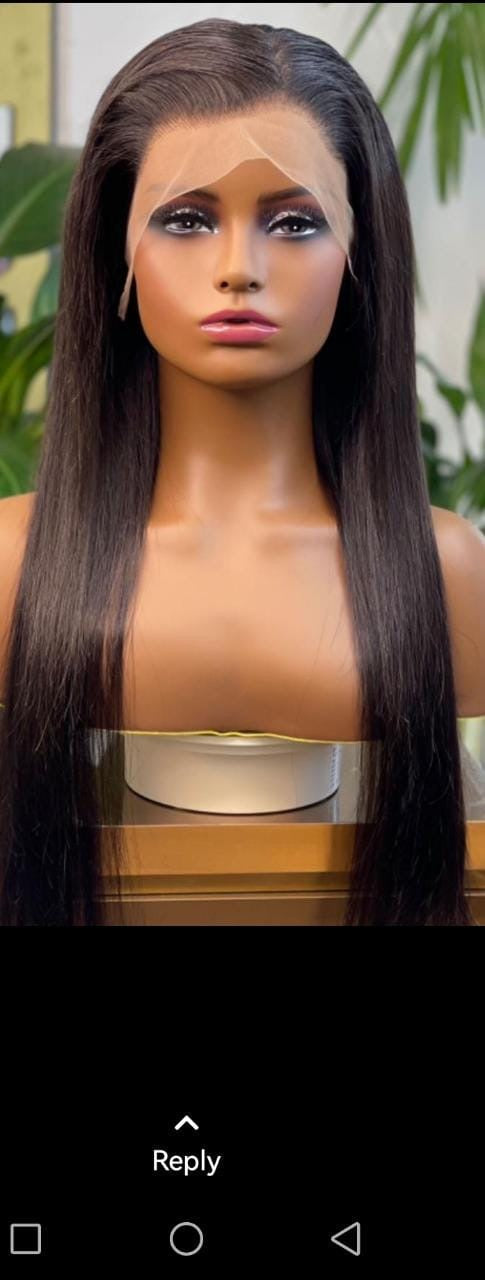 26 inch 13x4 Brazilian Full Frontal Lace Wig Colour 2