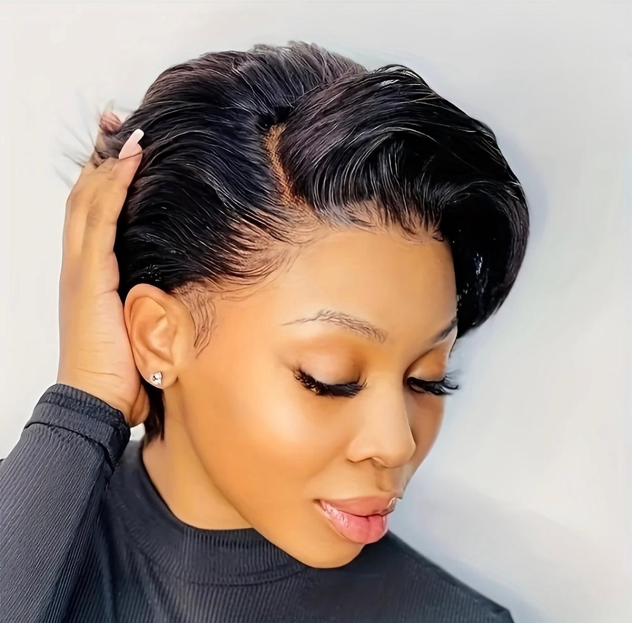 13x4 Pixie Brazilian Full Frontal Wig