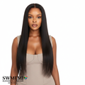 26 inch Simi-Blended Human Hair
